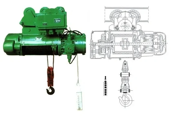 Hm Electric Wire Rope Hoist