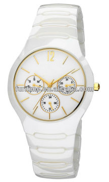 ceramic watch japan movement wath chronograph watch luxury watch men fashion watch
