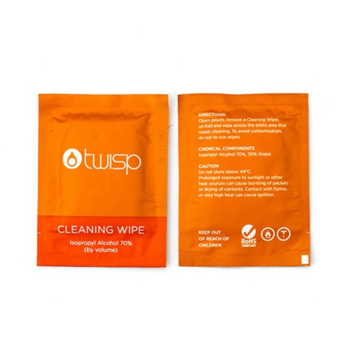 70% Pure Isopropyl Alcohol Sachet Wipes