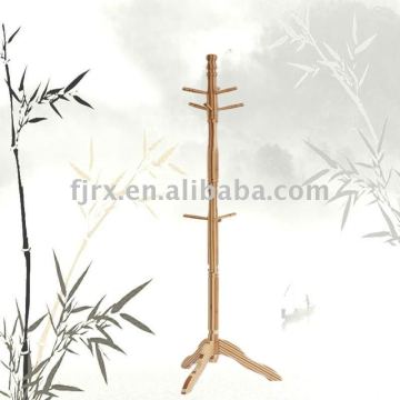 Bamboo coat rack