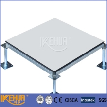 Steel raised access floor with ceramic finish