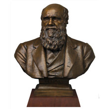 Classic Design Bronze Darwin Bust Statue