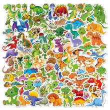 Dinosaur Stickers 100pcs Children's Graffiti Stickers Personality Cartoon Suitcase Computer Waterproof
