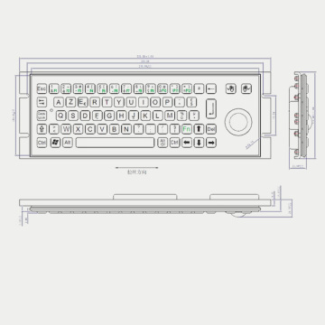 Keyboard Industri Bukti Air