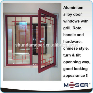 Aluminium commercial building window