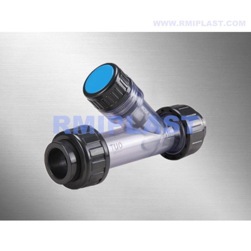 Plastic PVDF Y Strainer For Industrial