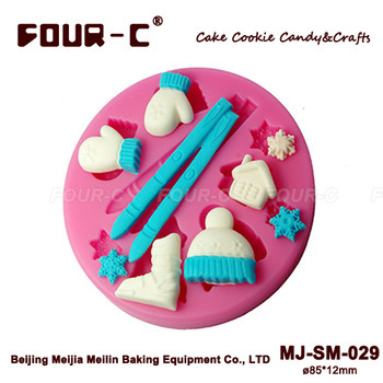 Silicone sugarcraft molds,christmas cake decorations,chocolate decorations