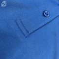 Męskie niebieskie białe paski koszule polo