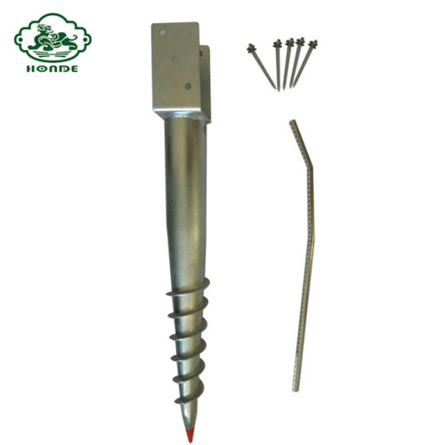 Galvanized Ground Screw N68 * 1000mm