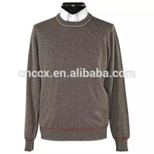 15JW0324 light weight crewneck men plain color pullover sweaters
