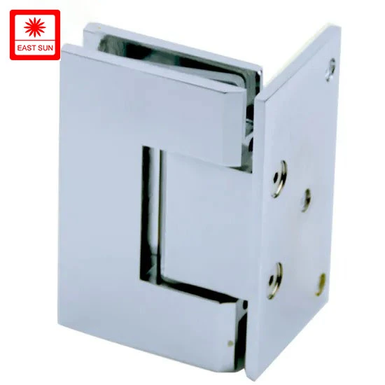 Wall Mount Glass Shower Hinge with Offset Back Plate (ESH-205)