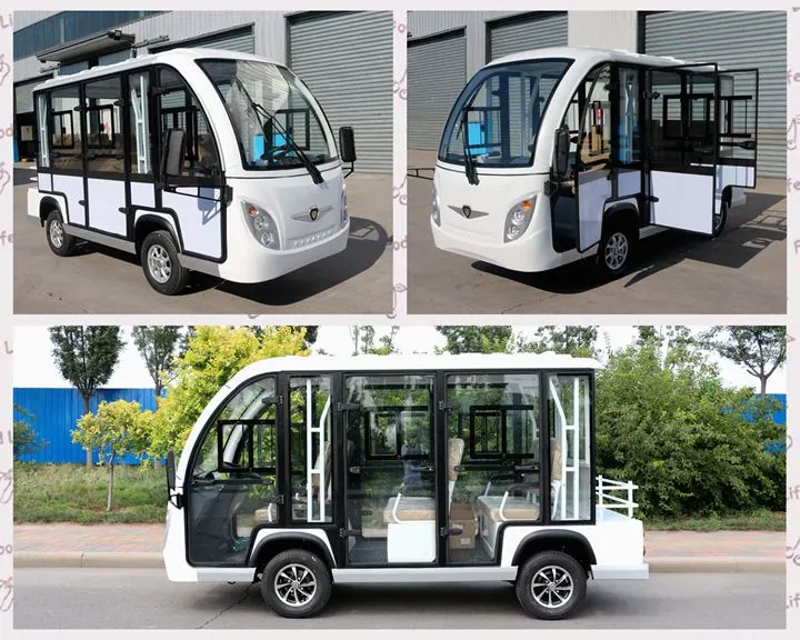 Zhongyi Utility 8 Enclosed Electric Sightseeing Bus with CE and SGS Certification