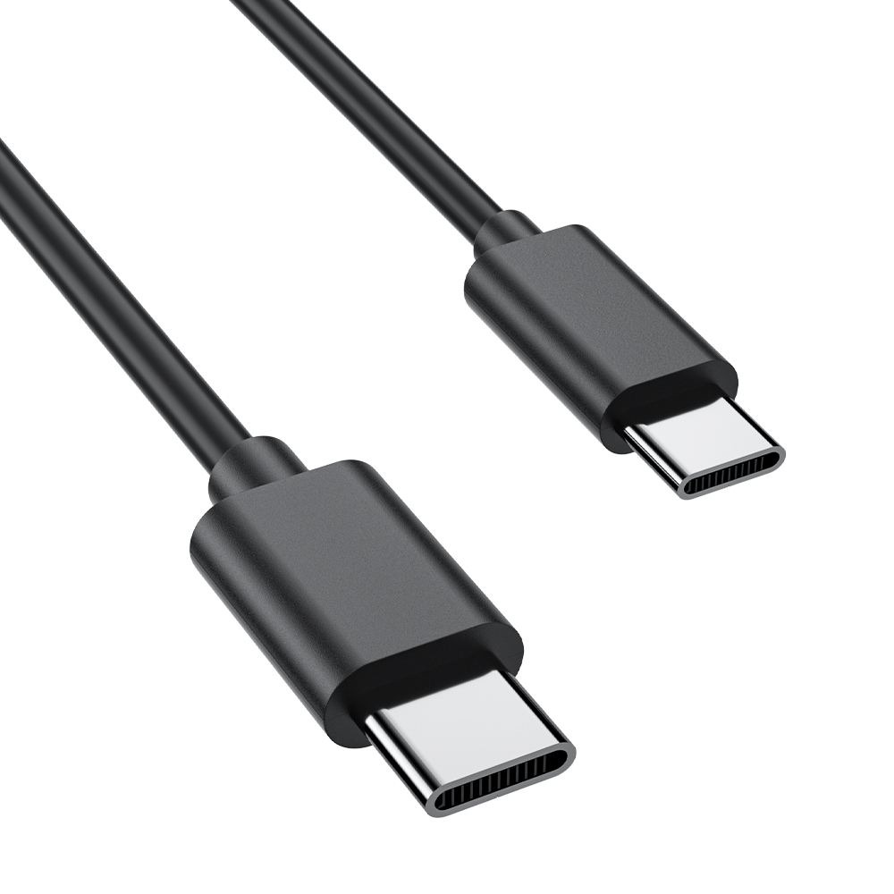 Black Type-C إلى Type-C PD Data Cable 5A 100W