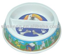 Round melamine dog and cat bowl