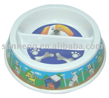 Round melamine dog and cat bowl