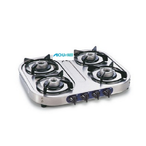 4 Burner Stainless Steel Gas Stove