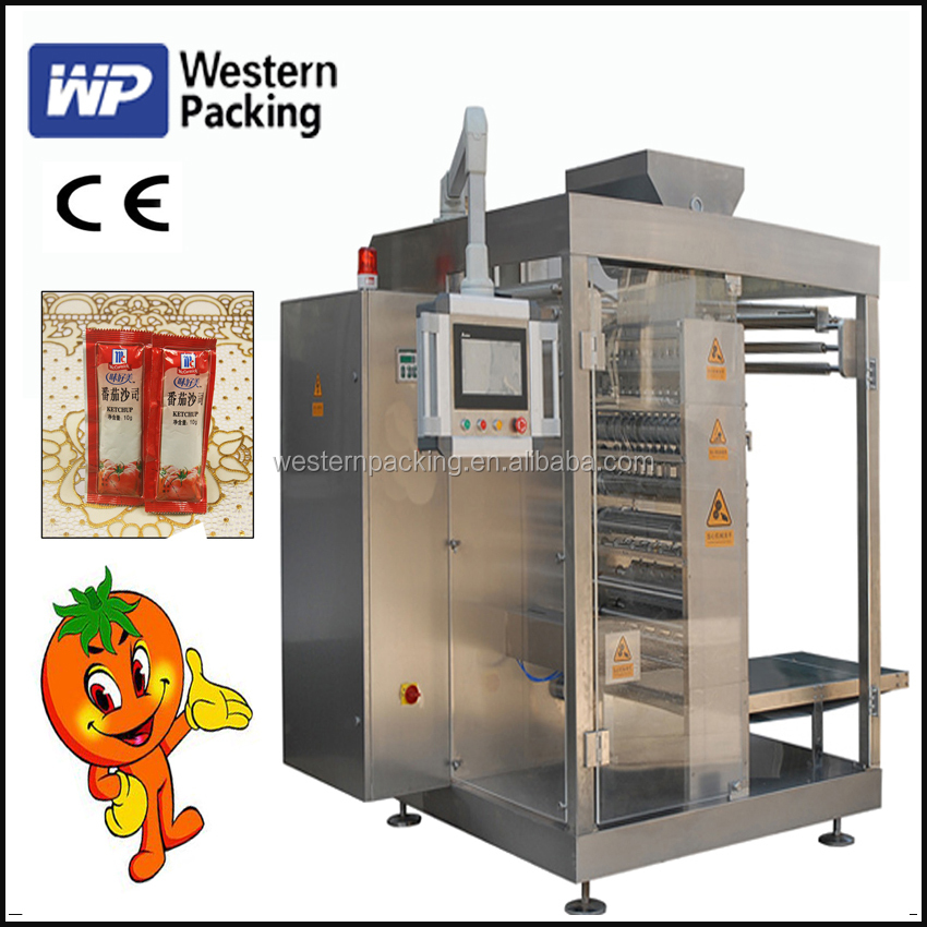 Tomato ketchup sachet packing machine, tomato ketchup pouch packaging machine