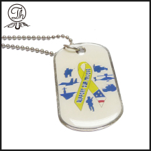 Personal metal dog tags ornament