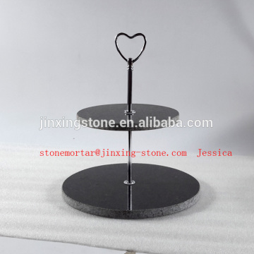 Two-Tiered Cake Stand /Marble two-tiered server /two Tiered marble cake plate /Tiered cake stand