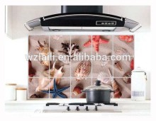 heat proof kitchen wall sticker/sea world kitchen wall sticker