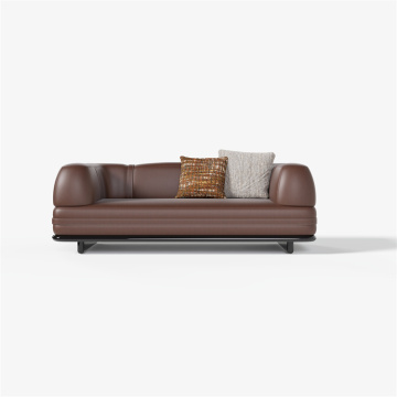 Modular Chaise Sectional Leather Sofa