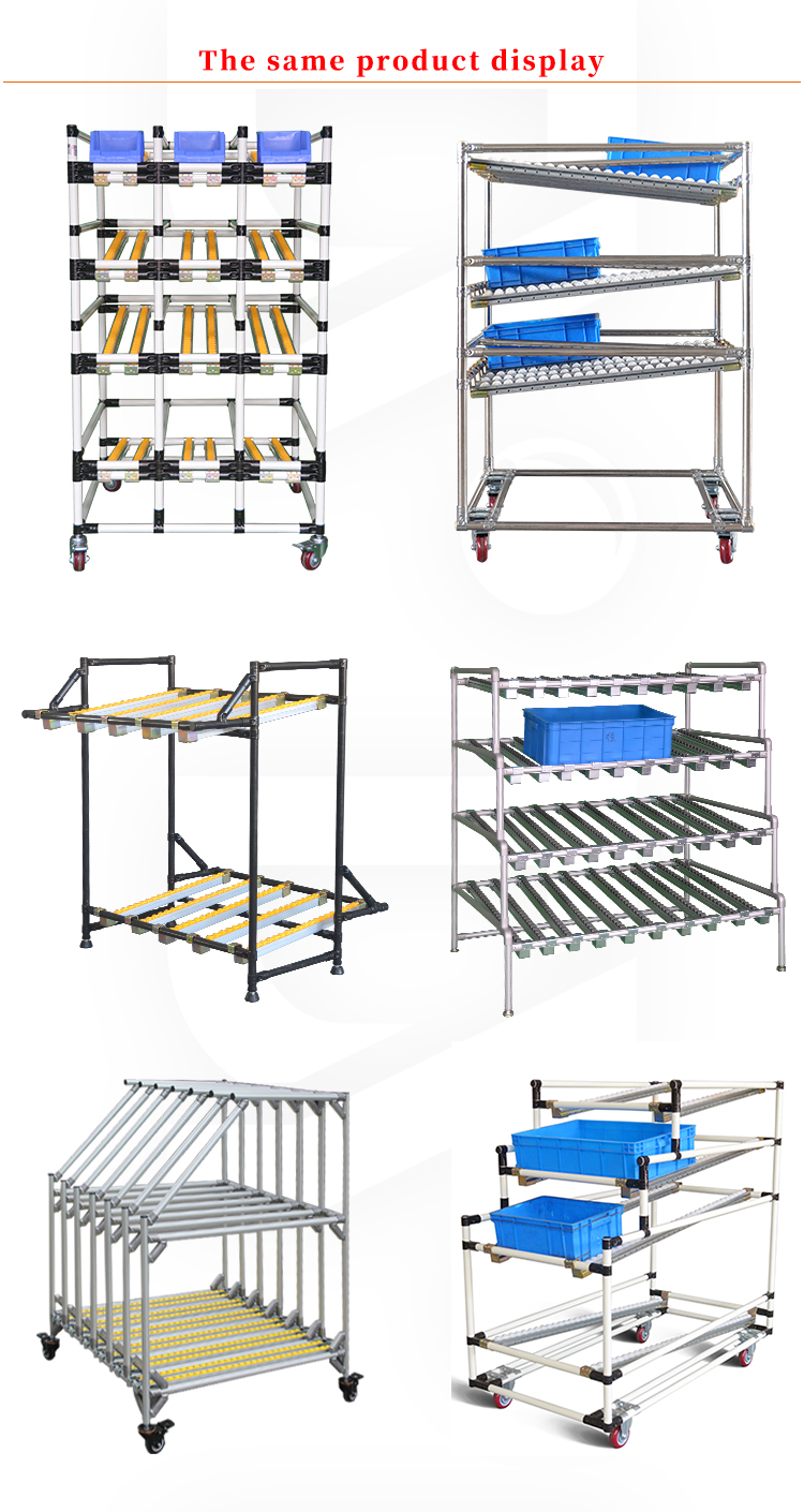 Professional customization industrial plastic coated lean pipe joint rack