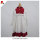 boutique girl red ribbon ruffle dress