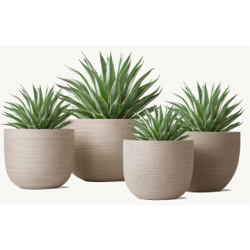 Modern Terra Cotta Clay Planters for Home and Hotel