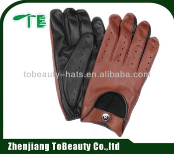 leather racing glove