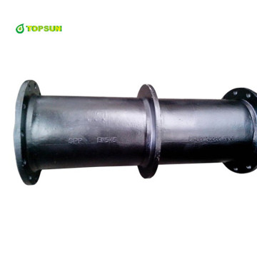 EN545 double flanged pipe with puddle