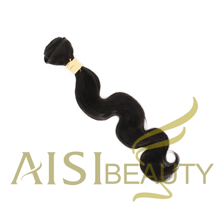 Aisi Beauty Hot Selling Wholesale Hair Extensions Body Wave 100% Black In Stock Brazilian Human Hair Weave Bundles