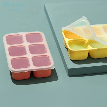 Ящик для хранения пищевых продуктов из силикона для младенцев