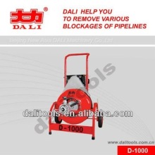 75ft Sewer Drain Cleaning Machine with Power-feed