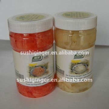 salted ginger in PET bottle