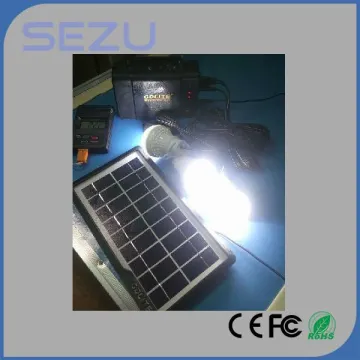Emergency Solar Home Lighting Kit, 5W Solar DC Lighting Kit
