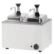 Electric Cheese & Sauce Warmer: Commercial Stainless Steel Heater for Hot Cheese, Chocolate, Soy Sauce