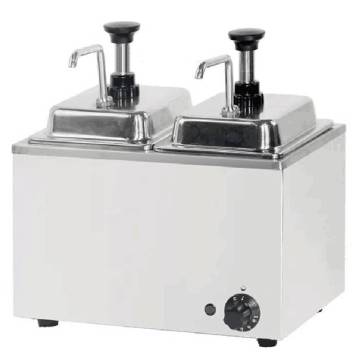 Electric Cheese & Sauce Warmer: Commercial Stainless Steel Heater for Hot Cheese, Chocolate, Soy Sauce