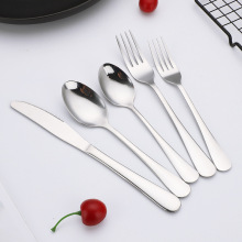 Affordable Stainless Steel Dinner Set - Cheap Silver Flatware with Spoons, Forks, and Knife