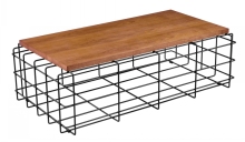Modern Longtype Square Restaurant Coffee WoodTop Tea Tables