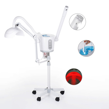 Omeina Vaporizador facial frío y caliente 3 en 1 con terapia de luz LED