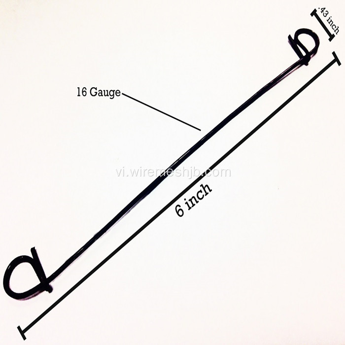 Mạ kẽm hoặc PVC tráng đôi vòng ràng buộc dây