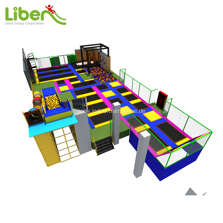 Large indoor kids trampoline park cost