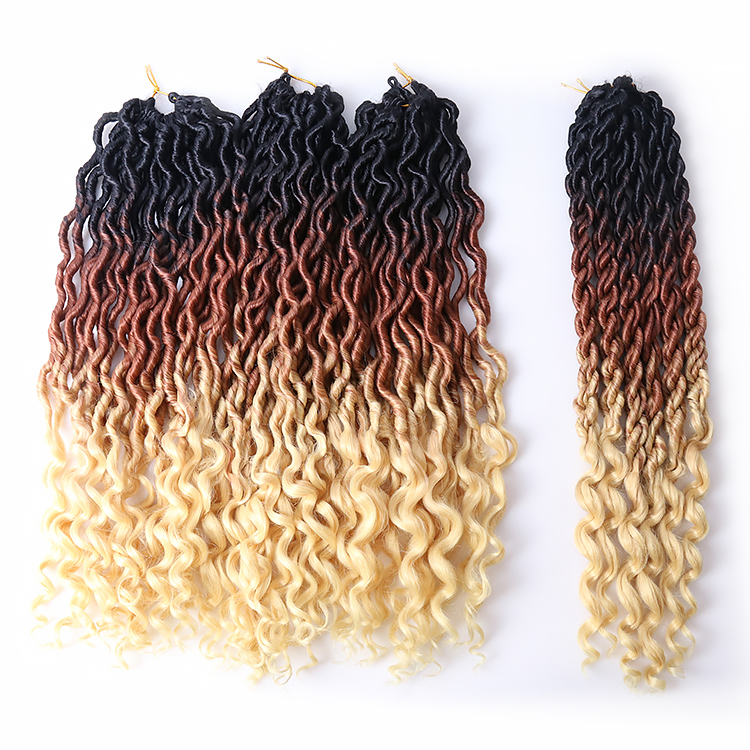 Julianna 18 36 Inch Straight Realistic Gypsy Faux Locs Crochet Hair Chemical Fiber Synthetic Wave Gypsy Locs Hair Extension