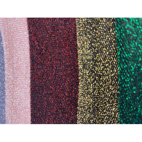 Wholesale Polyester Yarn Dyed Woven Lurex Fabric