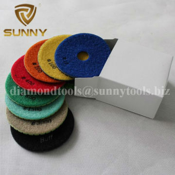 diamond abrasive concrete floor polishing pads