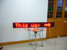Running Electronic Traffic Signs Led Road Message Displays Screen