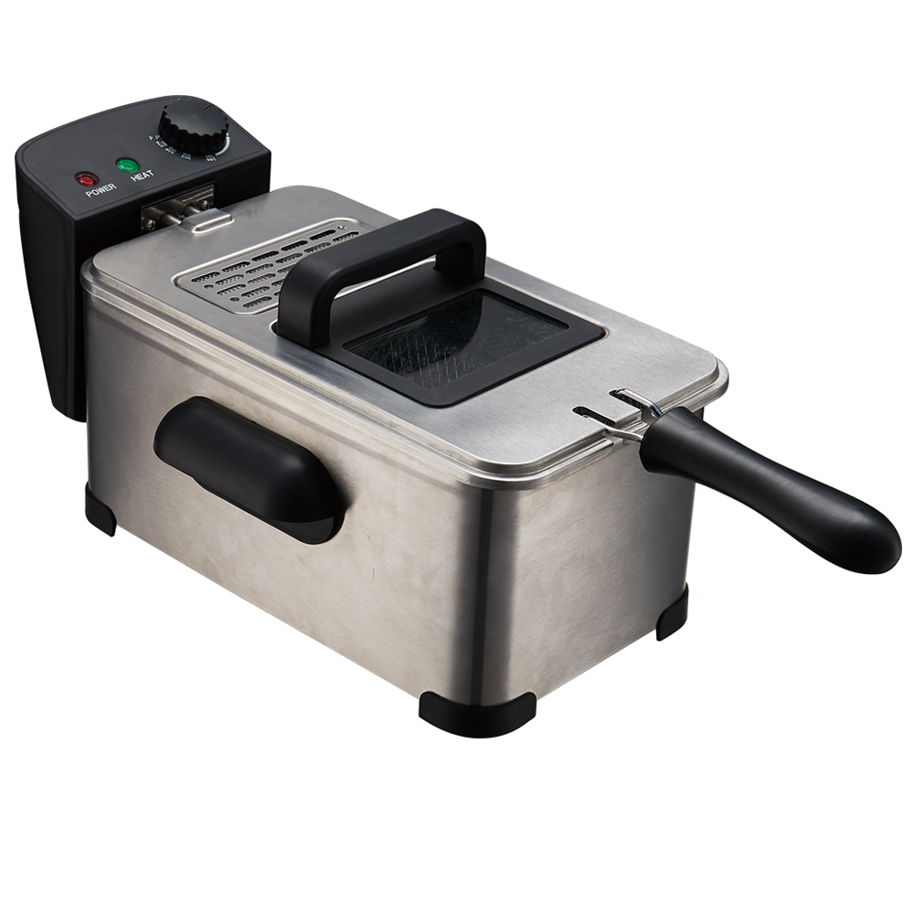 Fryer Fryer avec panier en acier inoxydable