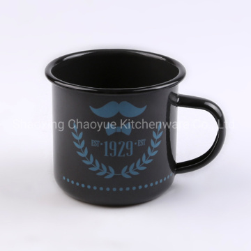 Wholesale Vintage Logo Metal Camp Mug Classical Steel Cup