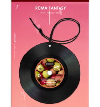 Rock n Roll Cellulose Car Air Freshener