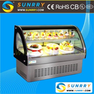 Stainless Steel Cake Showcase/Bakery Display Cases For Sale/Used Bakery Display Cases For Sale (SY-CS247A SUNRRY)